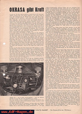 VW - 1957 -  Gute Fahrt - 9 - Okrasa gibt Kraft - [6886]-1