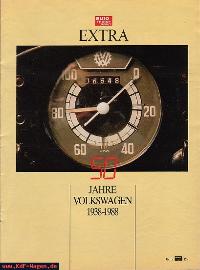 VW - 2001 - 50 Jahre Volkswagen 1938-1988 (AMS) - 01 - [6904]-1