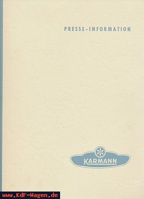VW - 1961 - Presse Information Karmann - [7089]-1