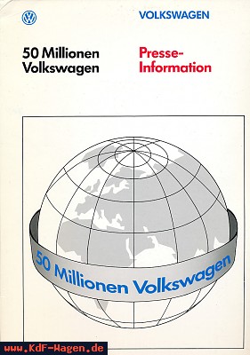 VW - 1987 - 50 Millionen Volkswagen - [7100]-1