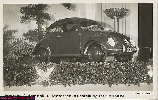 VW - 1939 - Internationale Automobil- u, Motorrad-Austellung Berlin 1939 - [7286]-1
