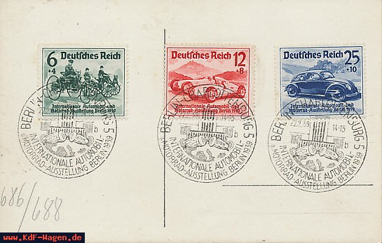 VW - 1939 - Internationale Automobil- u, Motorrad-Austellung Berlin 1939 - [7286]-2