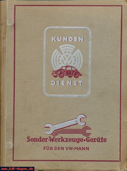 VW - 1941 - Sonder-Werkzeuge+Geräte für den VW-Mann - Februar 1941 - [7499]-1