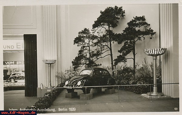 VW - 1939 - Intern. Automobil-Austellung Berlin 1939. - [7500]-1