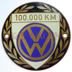 VW - 1954 - 100.000 km - badge for the belgian market - [7504]-1