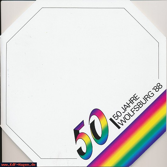 VW - 50 Jahre Wolfsburg. 50 Jahre Volkswagen - no - [7544]-1