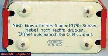VW - 1940 - Geobra Money Box - [7683]-3