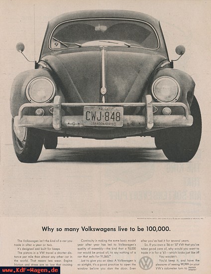 VW - 1960 - Why so many Volkswagen live to be 100.000. - [7764]-1