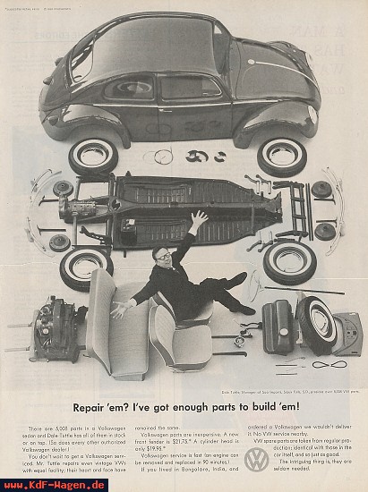 VW - 1960 - Repair ´em? I´ve got enough parts to build ´em! - [7766]-1