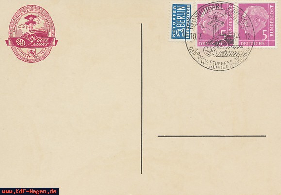 VW - 1954 - Ausgabe zum 100.000er Treffen - [7841]-2