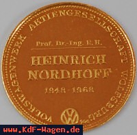 VW - 1968 - Heinrich Nordhoff 1948-1968 - 2cm, 3gr - [7951]-2