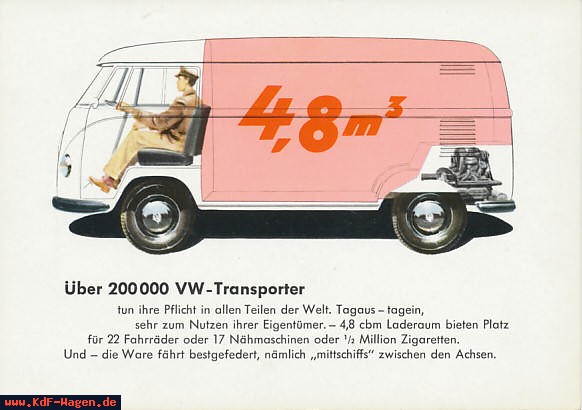 VW - 1956 - Über 200000 VW-Transporter - w 6/15 - [8147]-1