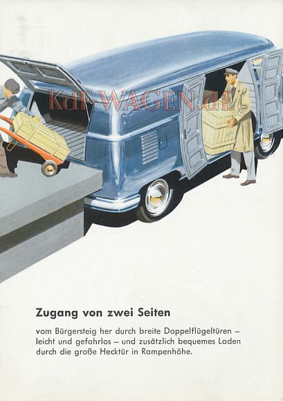VW - 1956 - Zugang von zwei Seiten - w 6/16 - [8148]-1