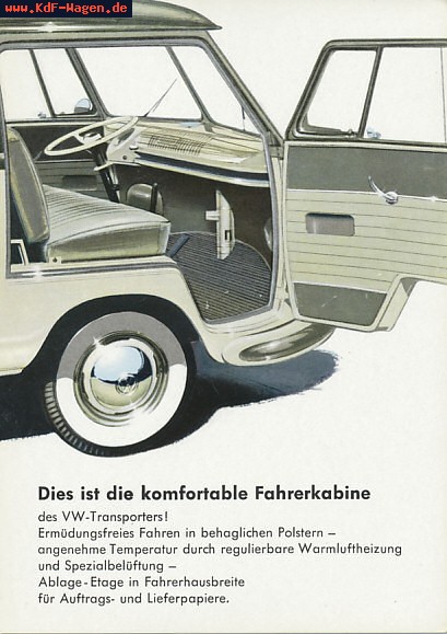 VW - 1956 - Dies ist die komfortable Fahrerkabine - w 6/23 - [8151]-1