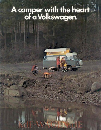 VW - 1973 - The camper with the heart of the Volkswagen. - [8414]-1