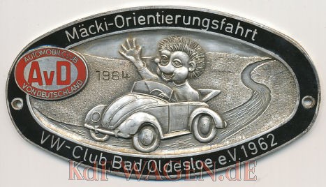 VW - 1964 - VW Club Oldesloe. Mäcki Orientierungsfahrt 1964 - [9362]-1