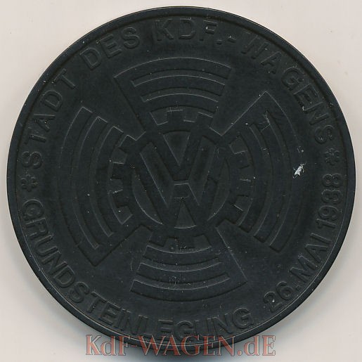 VW - 1938 - Stadt des KdF-Wagens. Grundsteinlegung  26. Mai 1938 - [9661]-2
