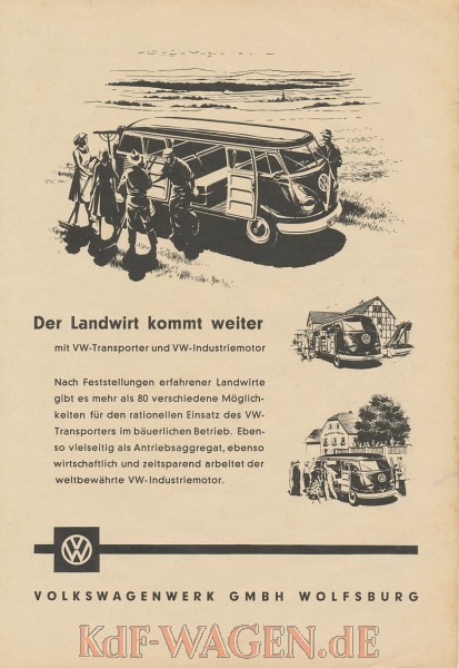VW - 1958 - Der Landwirt kommt weiter - [9700]-1