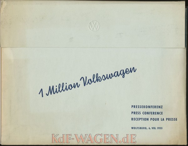 VW - 1955 - 1 Millionen Volkswagen - [9708]-1