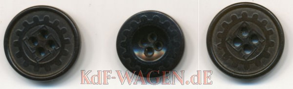 VW - 1941 - Knöpfe mit Arbeitsfront Symbol - [9760]-1