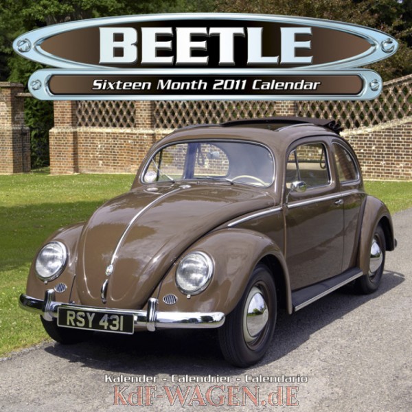 VW - 2011 - Beetles Sixteen Month 2011 Calendar - [9818]-1