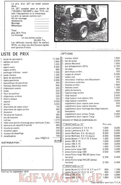 VW - 1970 - apal buggy : jet - [10178]-1