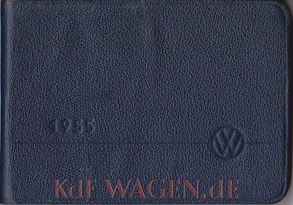 VW - 1955 - Taschenkalender Format 10 x 7,5 cm - [10579]-1