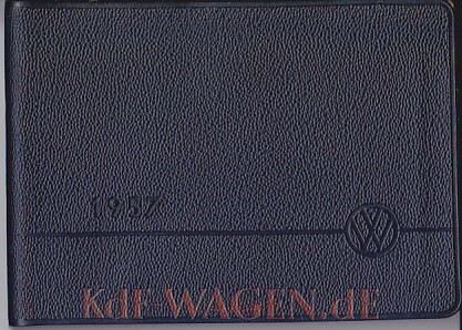 VW - 1957 - Taschenkalender Format 10 x 7,5 cm - [10580]-1